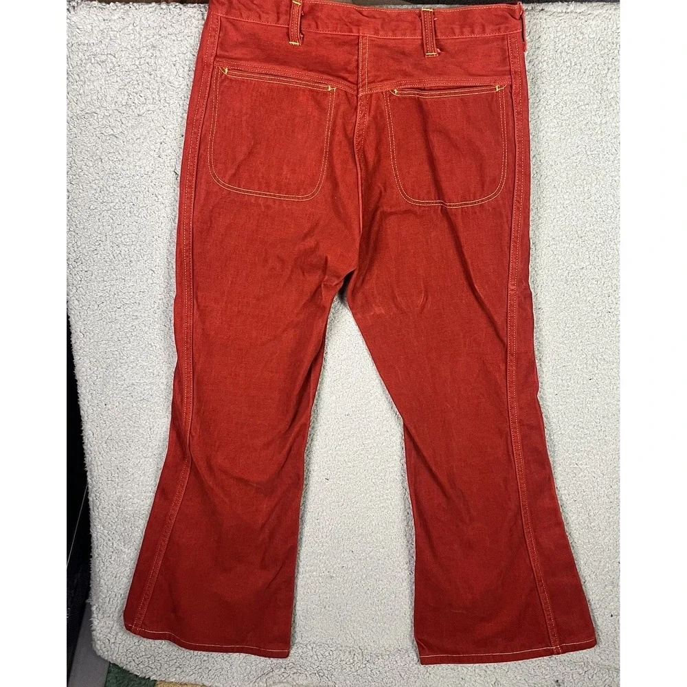 Vintage 70s Mr Leggs‎ Sportswear Jacket Red Coat & Matching Pants Western Style